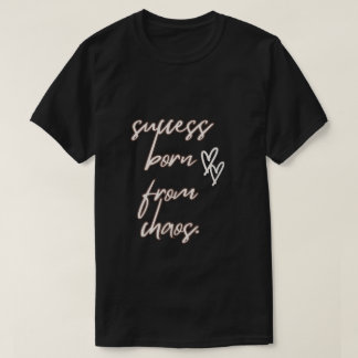a black T shirt