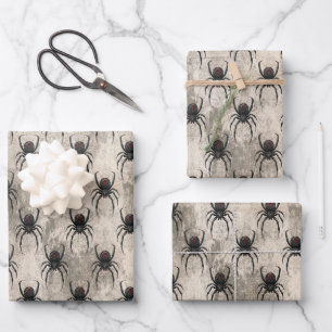 A Black Widow Series Design #30 Wrapping Paper Sheets