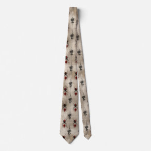 A Black Widow Series Design #6 Neck Tie