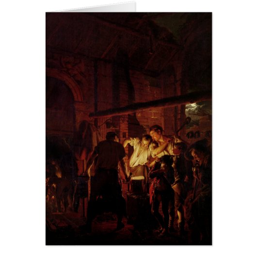 A Blacksmith's Shop, 1771 Cards (Front)