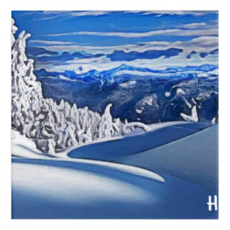 A Blanket Of White Acrylic Print