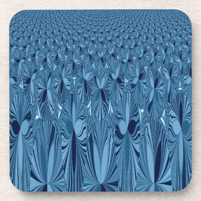 A blend of Blue Beverage Coaster (Front)