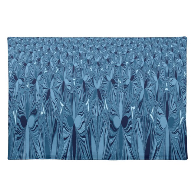 A blend of Blue Cloth Placemat (Front)