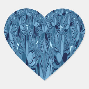 A blend of Blue Heart Sticker
