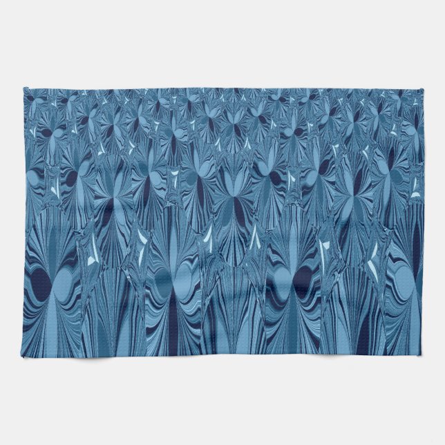 A blend of Blue Kitchen Towel (Horizontal)