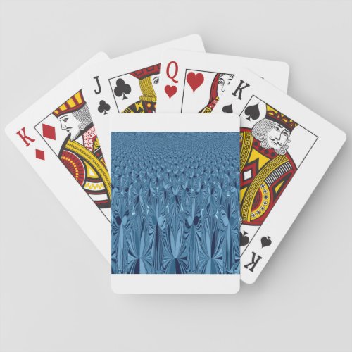 A blend of Blue Playing Cards