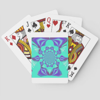 A Blend of Kaleidoscope and Mandala Art! Poker Cards