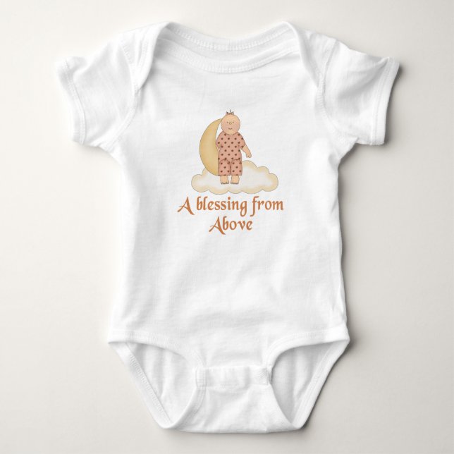 A Blessing From Above (girls) Baby Bodysuit (Front)