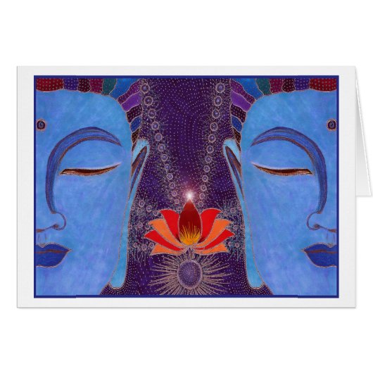 A Blissful Meditation Card (Front Horizontal)