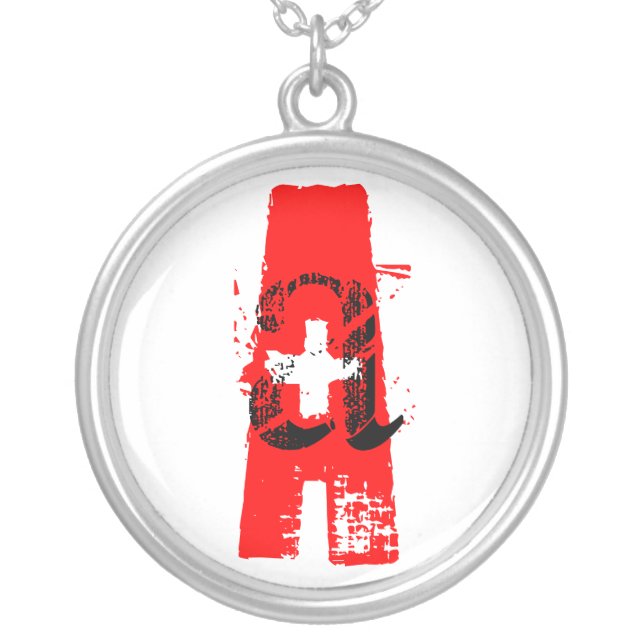 A+ Blood Type Necklace (Front)