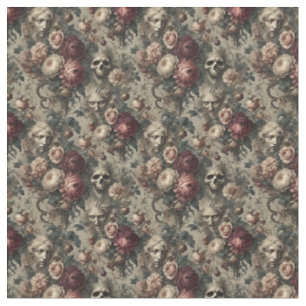 A Bloom to Hold on To – Gothic Dense Tile Fabric