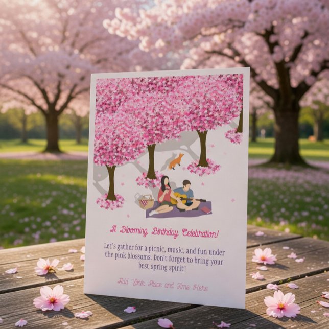 A Blooming Birthday  Invitation (Creator Uploaded)