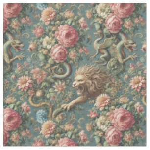 A Blooming Mythos – Gothic Classic Tile Fabric