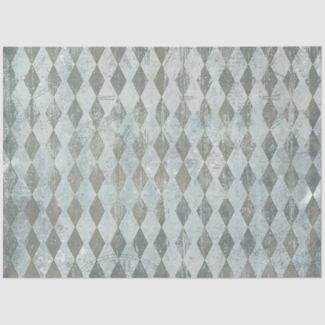 A Blue Alice in Wonderland Series Design 5 Tissue Paper (Front)