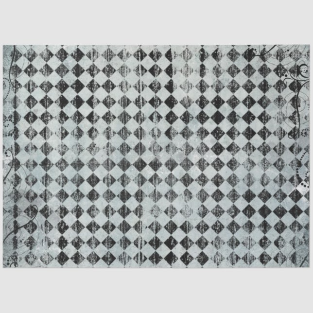 A Blue Alice in Wonderland Series Design 9 Tissue Paper (Front)