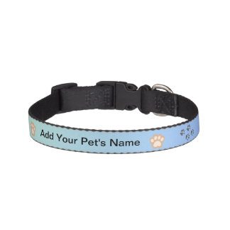 A blue and green small size pet collar