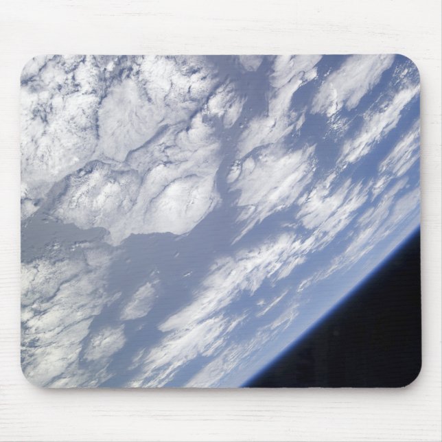 A blue and white part of Earth Mouse Pad (Front)