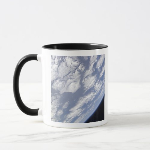 A blue and white part of Earth Mug