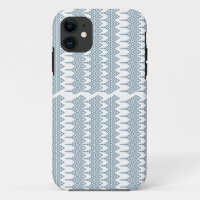 a blue and white pattern with a white background