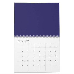 a blue background with a clock on it calendar