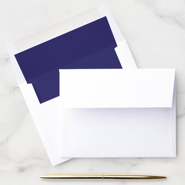 a blue background with a clock on it envelope liner (Desk)