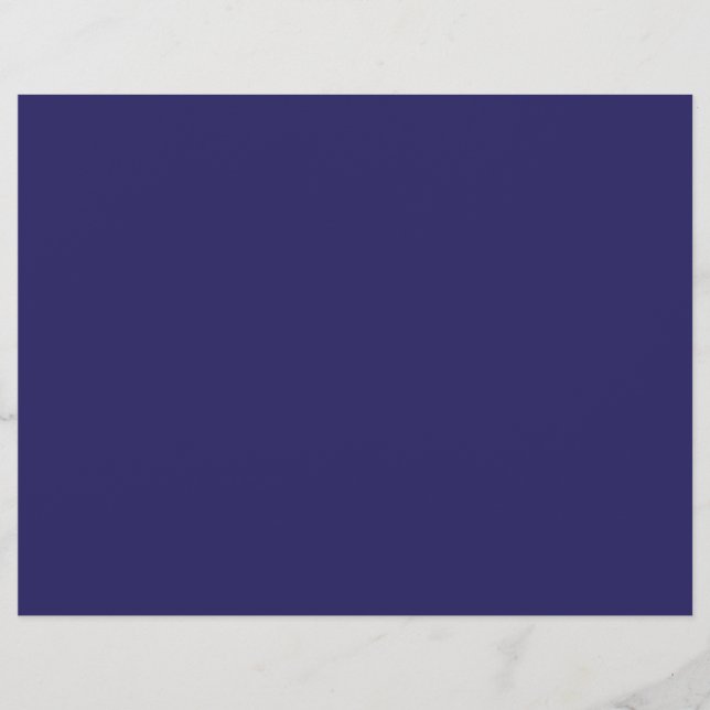 a blue background with a clock on it letterhead (Front)