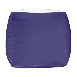 a blue background with a clock on it pouf