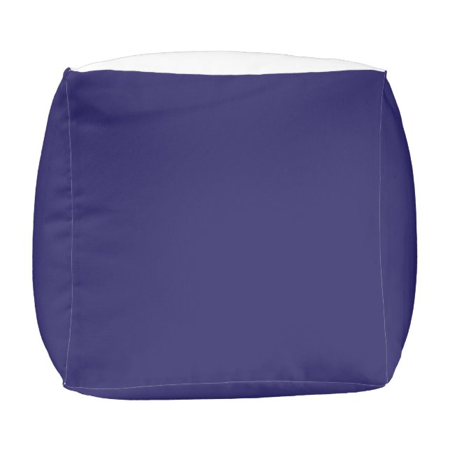 a blue background with a clock on it pouf (Bottom)