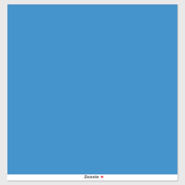 a blue background with a sticker (Sheet)