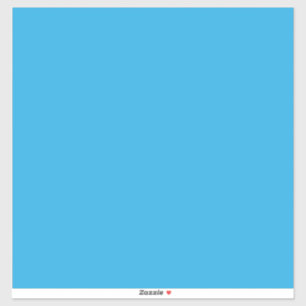 a blue background with a sticker