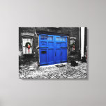 A Blue Door Canvas at Zazzle