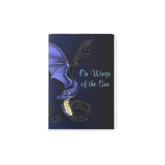 A Blue Dragon Passport Holder