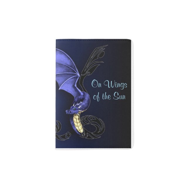 A Blue Dragon Passport Holder (Front)