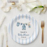 A Blue Jean Baby Shower Paper Plates<br><div class="desc">A Blue Jean Baby Shower Paper Plates</div>