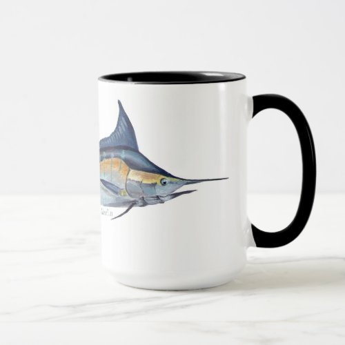 A Blue Marlin mug