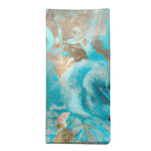 A Blue Shabby Chic Ephemera Design Series 7 Cloth Napkin