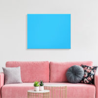 A blue square framed by a white border, presenting