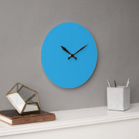 A blue square framed by a white border, presenting