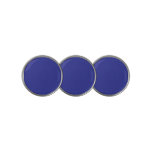 a blue wall with a clock  golf ball marker