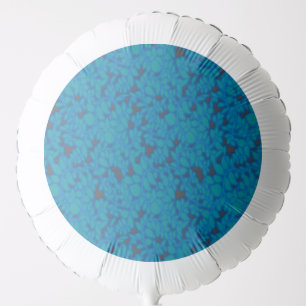 A blue wrapping paper with a creative arts pattern balloon