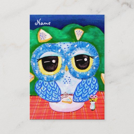 Customizable A Blueberry Night Business Card