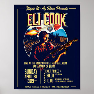 A Blues Musician Concert Poster