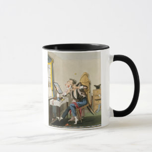 A Blunt Razor, pub. by Hunt, 1827 (coloured etchin Mug