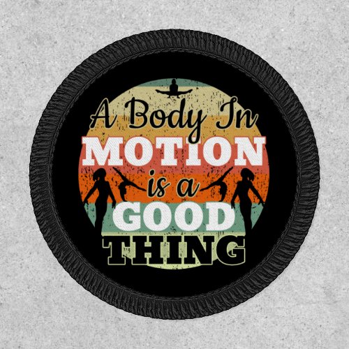 A Body in Motion _ Girls Gymnastics Mindset  Patch