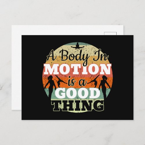 A Body in Motion _ Girls Gymnastics Mindset  Postcard