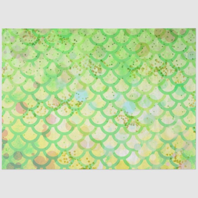 A Bokeh Mermaid Series Design 3 Tissue Paper (Front)