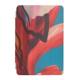 A bold and colorful floral print iPad mini cover