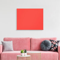 A bold red square surrounded by a crisp white bord