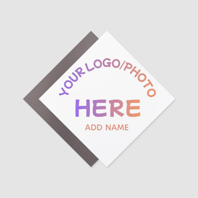 a bold statement with these premium, fully customi car magnet (Front)