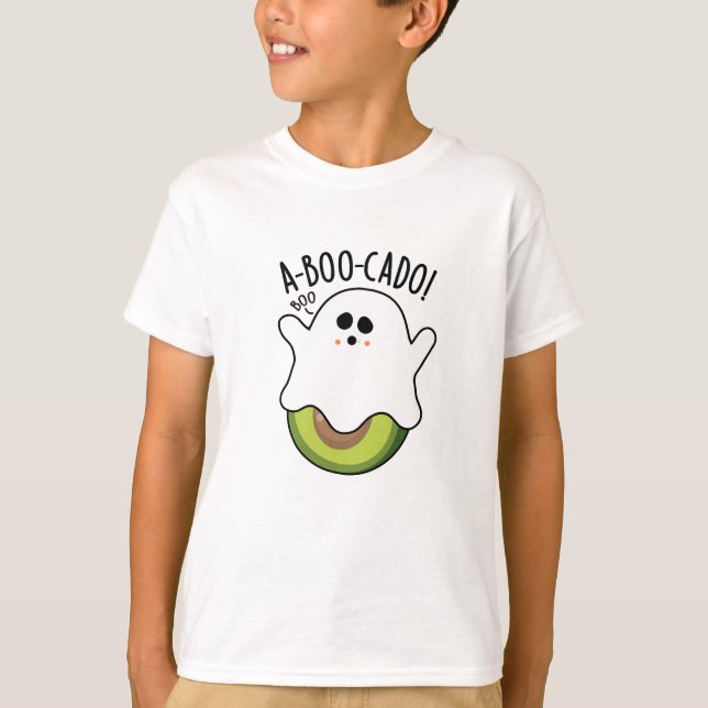 A-boo-cado Funny Avocado Pun  T-Shirt (Front)